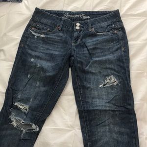 boyfriend ripped jeans